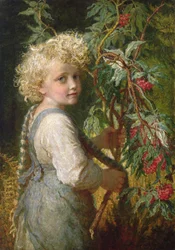 Gathering Red Berries